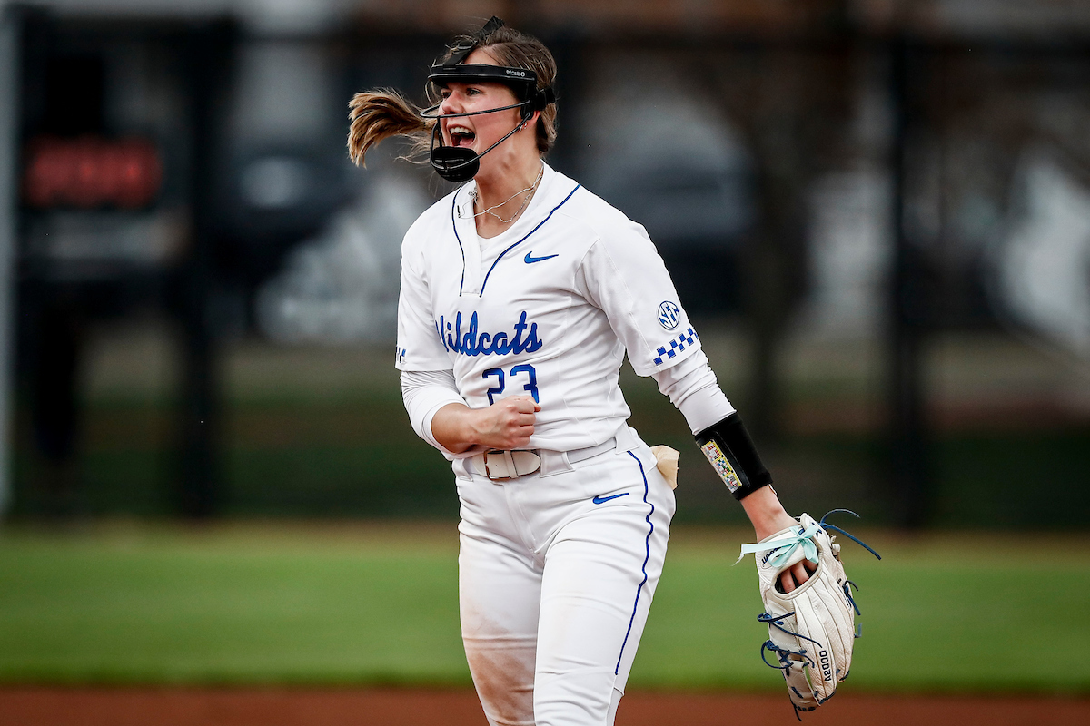 Stephanie Schoonover.Kentucky beat Louisville 9-0.Photos by Chet White | UK Athletics