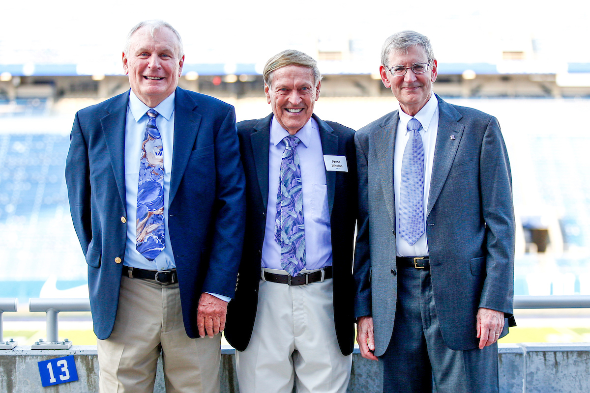 Don Weber. Vic Nelson. 

UK Athletics Hall of Fame. 

Photo by Eddie Justice | UK Athletics