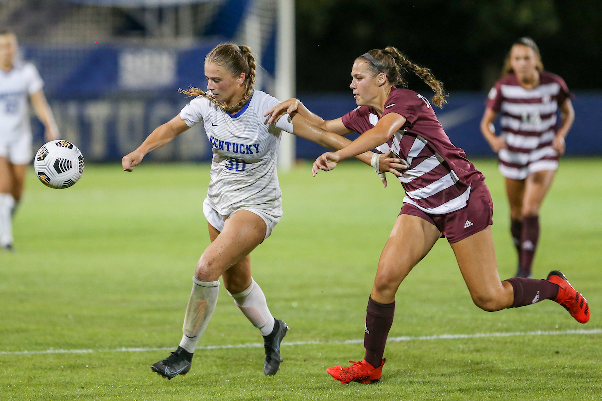 Jordyn Rhodes.

Kentucky loses to Texas A&M 3 - 0.

Photo by Sarah Caputi | UK Athletics