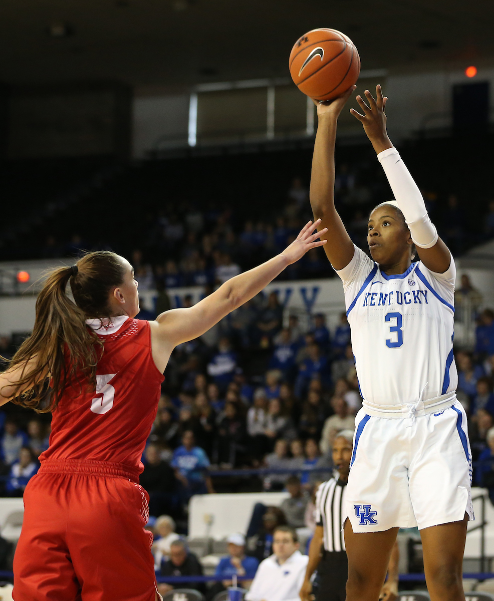 KeKe McKinney. 

UK beats to Sacred Heart University 71-43. 


Photo By Barry Westerman | UK Athletics