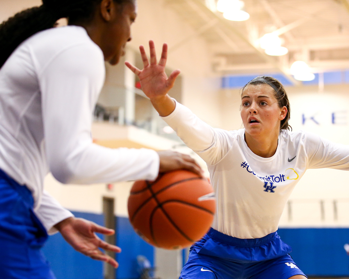 Emma King. 

WBB Practice.

Photo by Eddie Justice | UK Athletics
