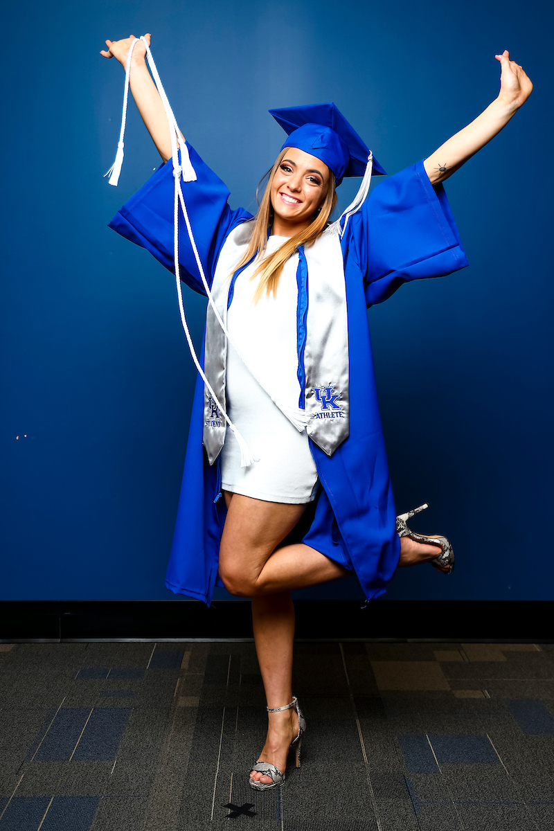 Josie Angeny.

December 2021 Graduation Photos.

Photo by Eddie Justice | UK Athletics