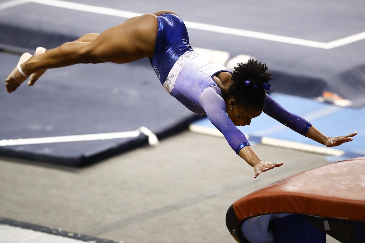 ARIANNA PATTERSON.

Kentucky wins quad meet in Memorial Coliseum Debut.


Photo by Elliott Hess | UK Athletics