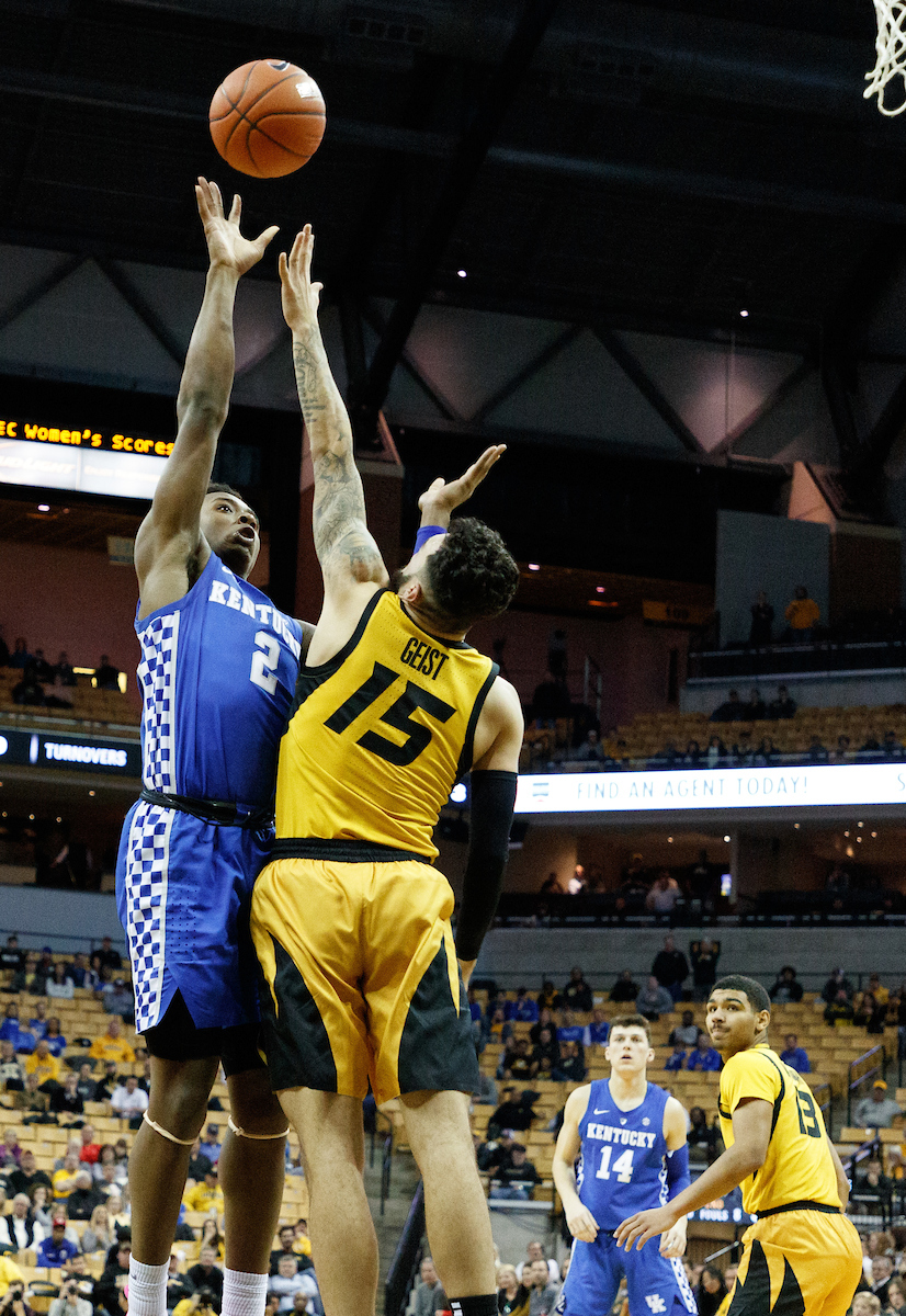 Ashton Hagans.


Kentucky beats Missouri, 66-58.

Photo by Elliott Hess | UK Athletics