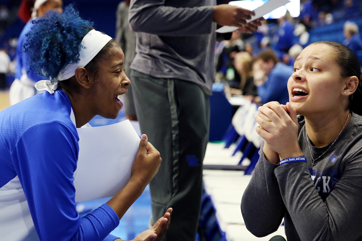 Sabrina Haines, KeKe McKinney

The UK Women's Basketball team beat Florida 62-51. 

Photo by Britney Howard | UK Athletics