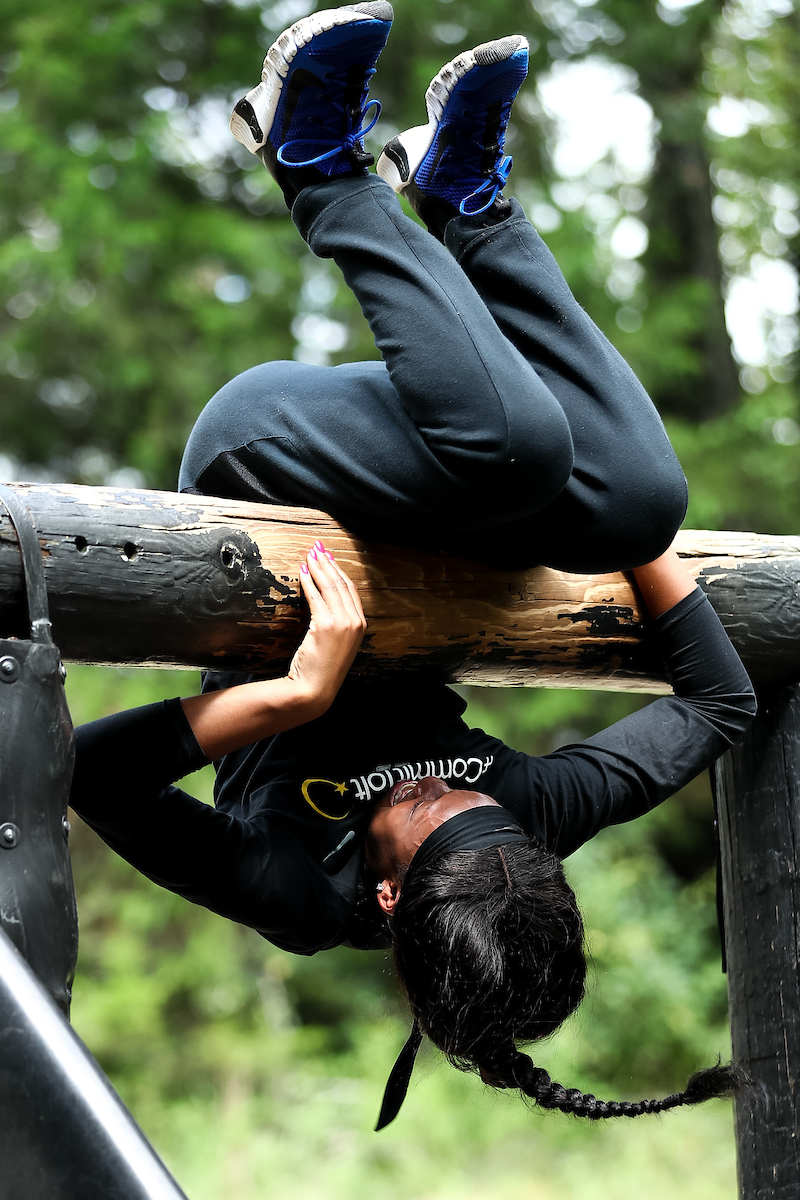 Nyah Leveretter.

Kentucky Women’s Basketball team bonding trip to Fort Campbell.

Photo by Eddie Justice | UK Athletics
