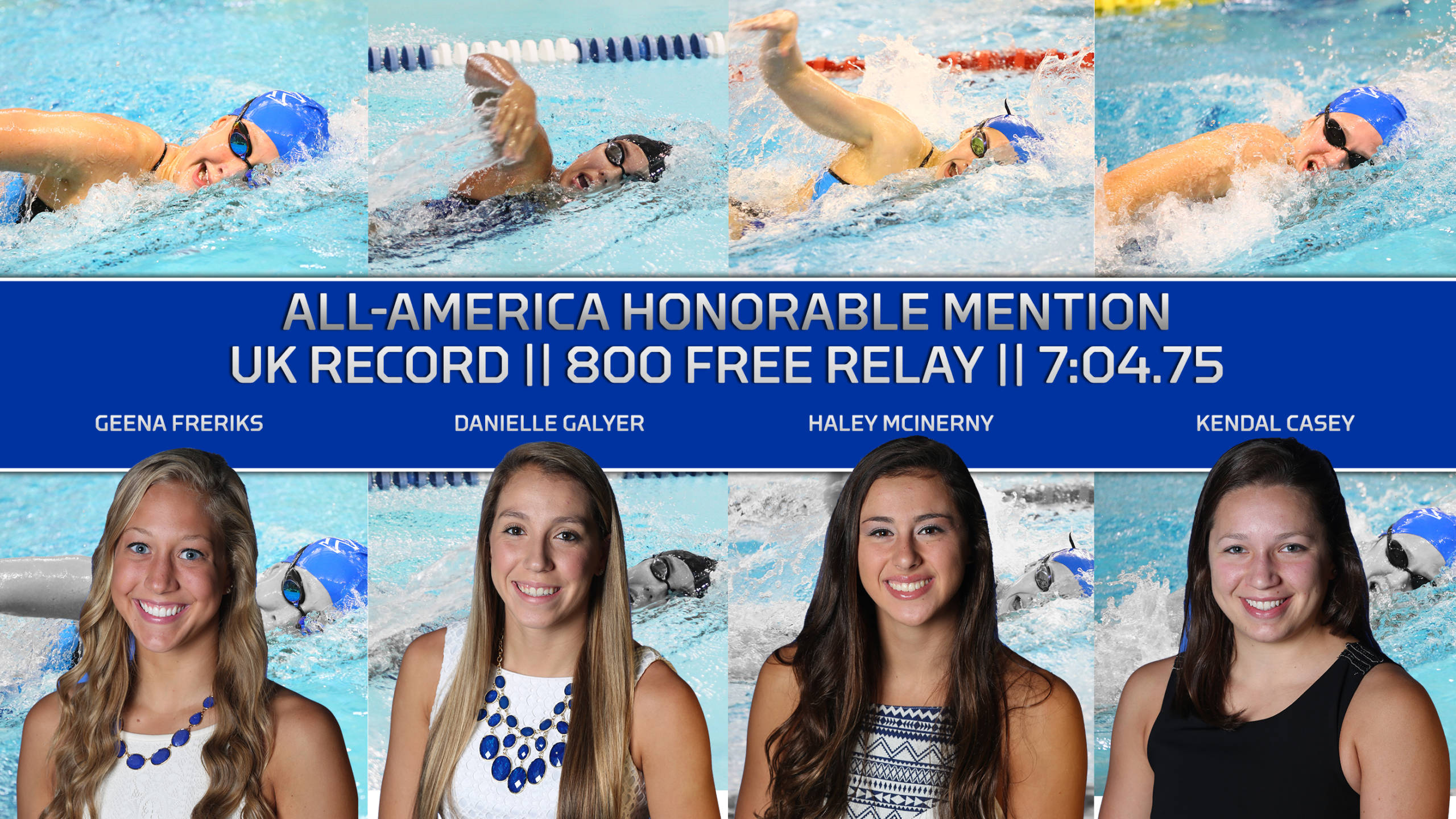 Record-Breaking 800 Free Relay Lineup Brings in All-America Honors on Opening Day of NCAA Championships