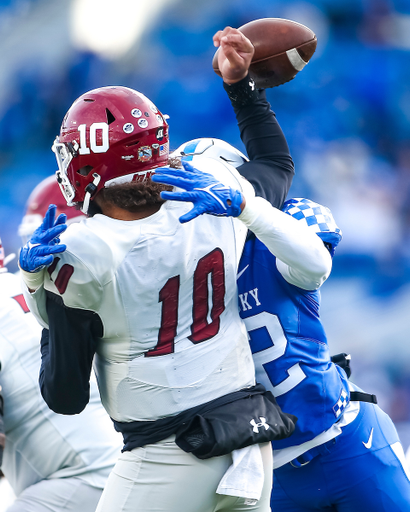 Trevin Wallace. 

Kentucky beat New Mexico State 56-16.

Photo by Eddie Justice | UK Athletics