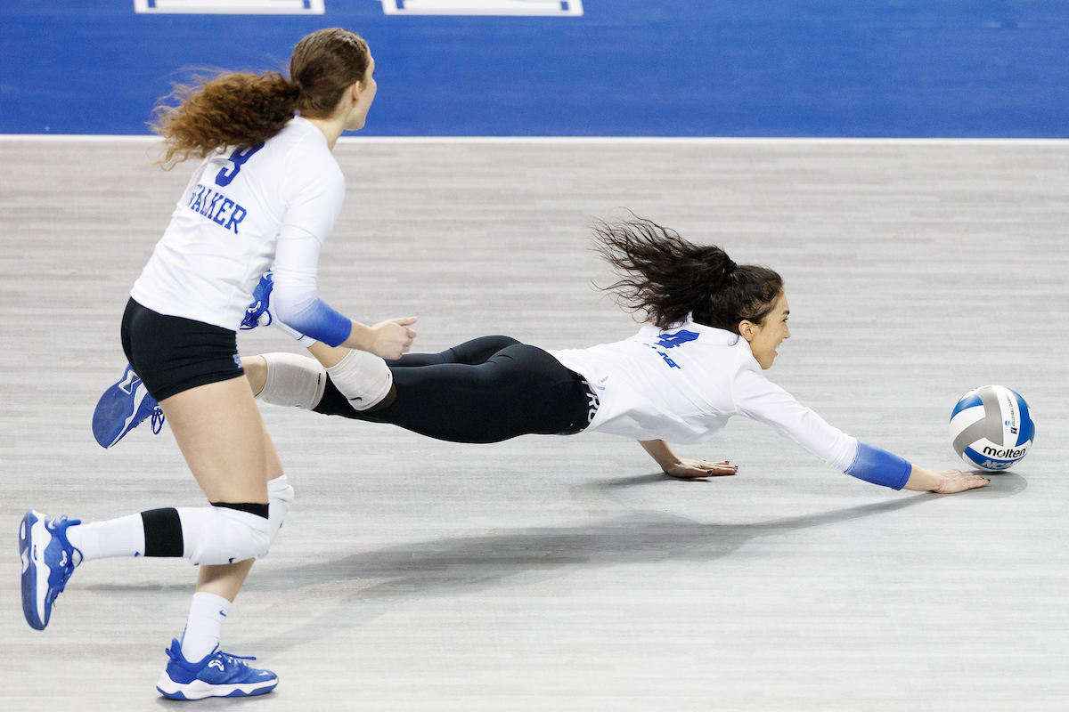 Emma Grome.

Kentucky falls to Illinois 3-1.

Photo by Elliott Hess | UK Athletics