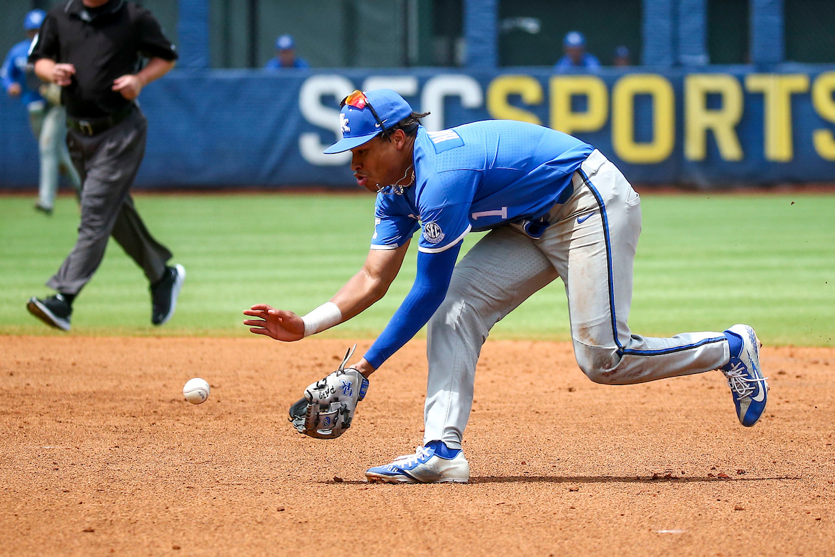 Daniel Harris IV. 

Kentucky beats Auburn 3-1.

Photo by Sarah Caputi | UK Athletics