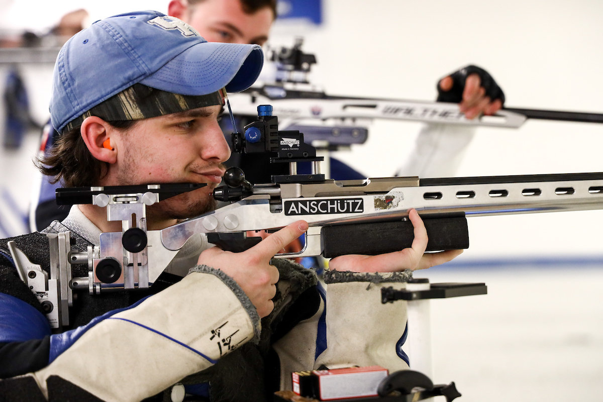 Mason Joachim. 

Kentucky vs Morehead State rifle.

Photo by Eddie Justice | UK Athletics