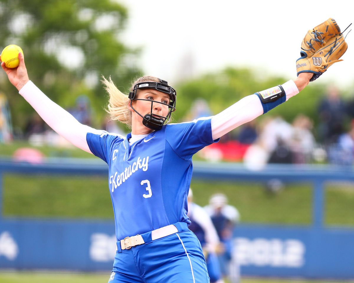 Grace Baalman. 

Kentucky loses to LSU 10-7. 

Photo by Eddie Justice | UK Athletics
