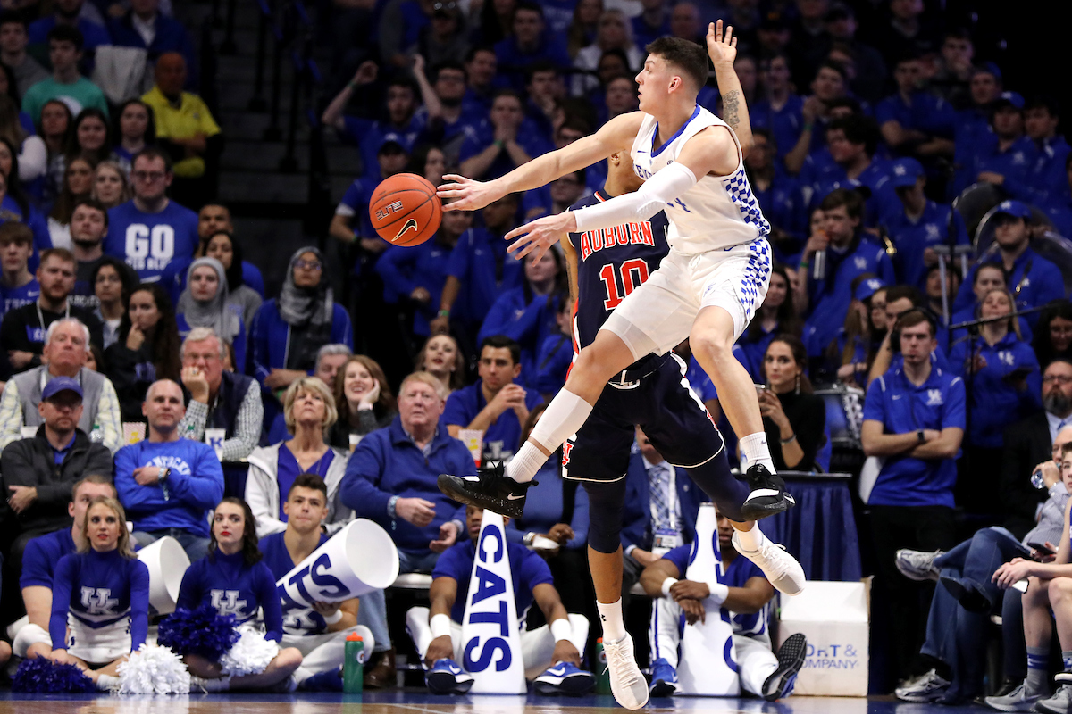 Tyler Herro.

Kentucky beats Auburn, 80 - 53.

Photo by Quinn Foster | UK Athletics