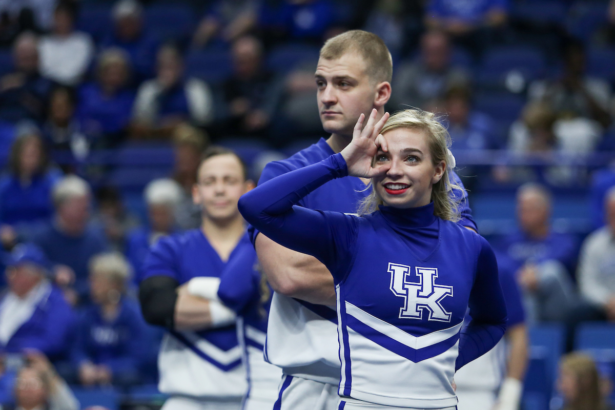 Cheer

The UK Women's Basketball team beat Florida 62-51. 

Photo by Hannah Phillips | UK Athletics