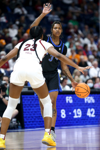 Jazmine Massengill.

Kentucky beats South Carolina 64-62 and becomes SEC Champions.

Photo by Grace Bradley | UK Athletics