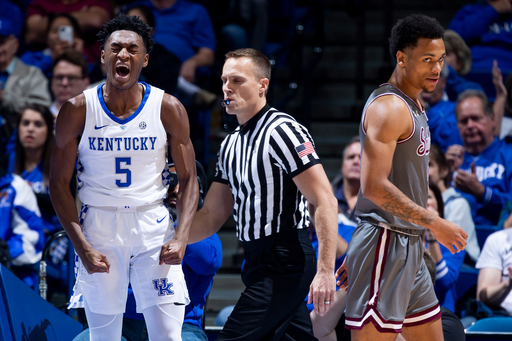 Immanuel Quickley

Men's basketball beat SIU 71-59.

Photo by Chet White | UK Athletics