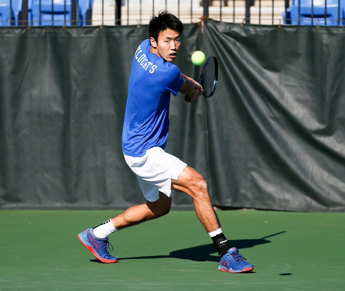 Ryo Matsumura. 


The University of Kentucky Mens Tennis team takes on Virginia Mens Tennis 

Photo by Isaac Janssen | UK Athletics