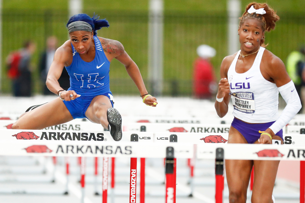 Faith Ross.

Day three of the 2019 SEC Outdoor Track and Field Championships.