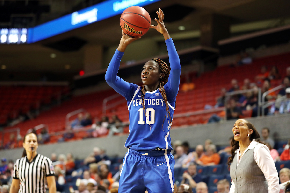 The UK Women's Basketball team beat Auburn.
Photo by Britney Howard | UK Athletics