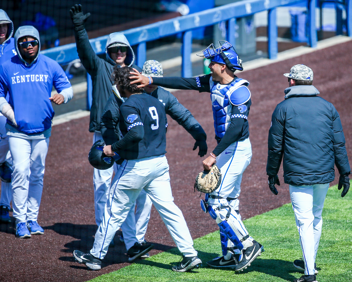 Alonzo Rubalcaba and Devin Burkes.

Kentucky defeats Georgia 18-5.

Photo by Sarah Caputi | UK Athletics