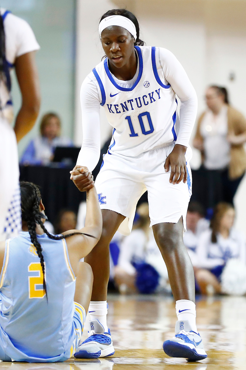 Rhyne Howard.

UK women's basketball beat Southern 91-41.

Photo by Chet White | UK Athletics