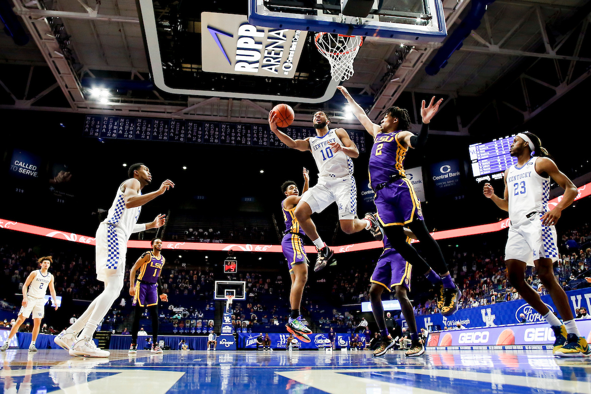 Davion Mintz.

Kentucky beat LSU, 82-69.

Photo by Chet White | UK Athletics