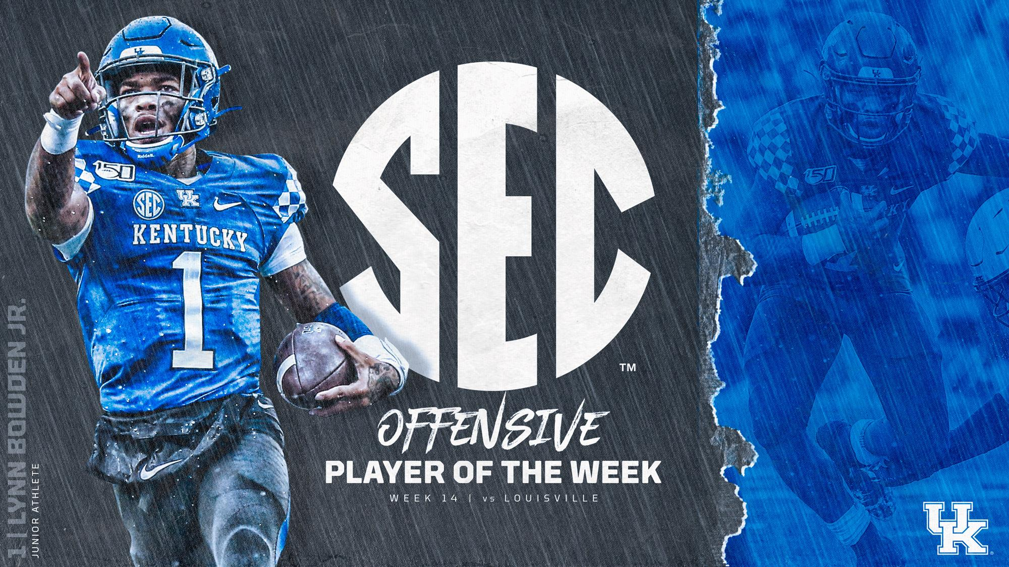 Lynn Bowden Jr. Named SEC Offensive Player of the Week