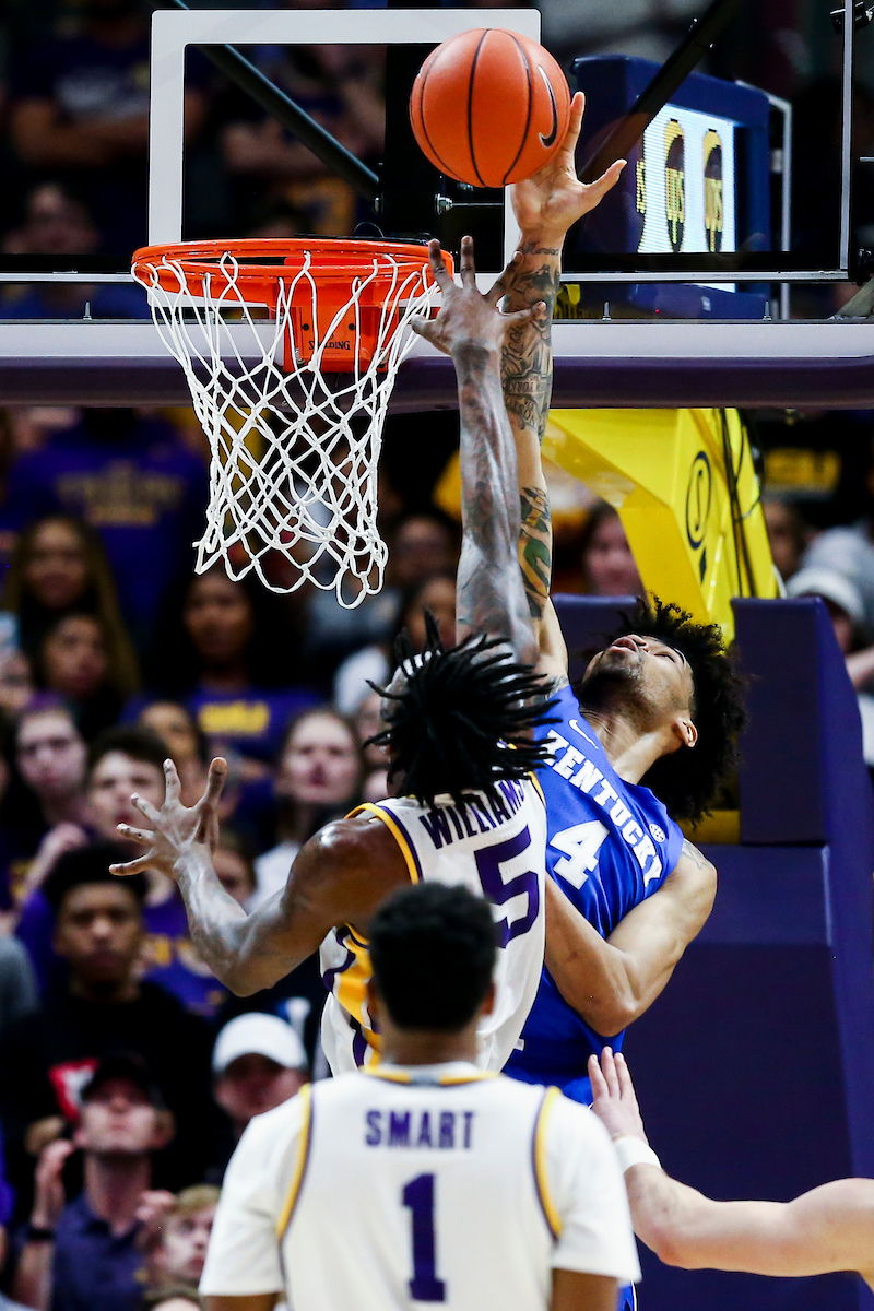 Nick Richards.

Kentucky beat LSU 79-76.

Photo by Chet White | UK Athletics
