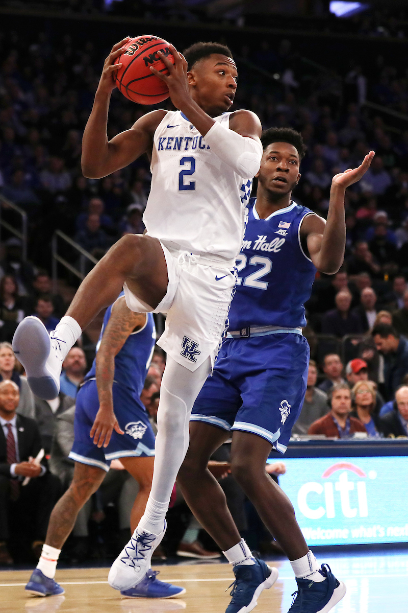 Ashton Hagans.

UK falls to Seton Hall 84-83.

Photo by Quinn Foster | UK Athletics