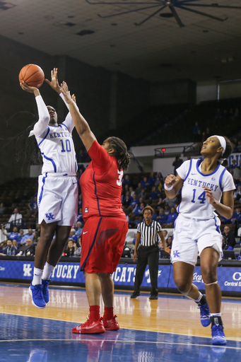 Rhyne Howard. Tatyana Wyatt. 

Kentucky women's basketball falls to Ole Miss. 

Photo by Eddie Justice | UK Athletics