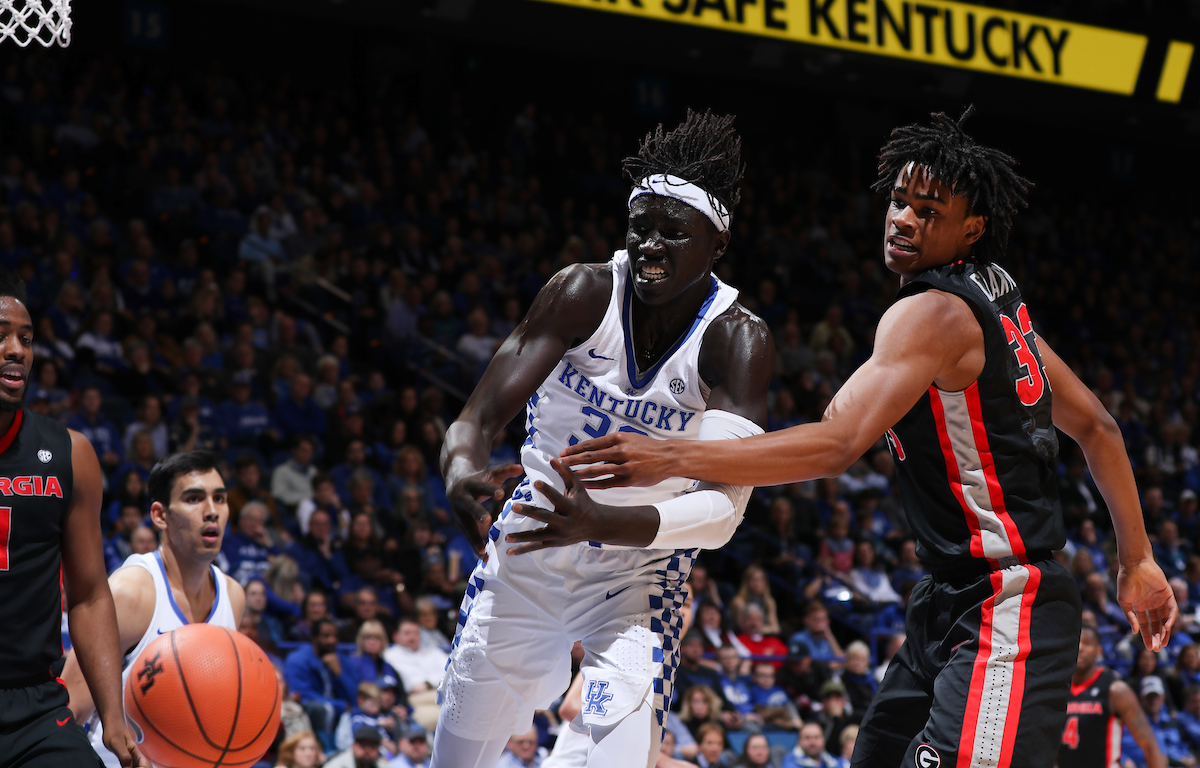 Wenyen Gabriel.

The University of Kentucky men's basketball team beat Georgia 66-61 on Sunday, December 31, 2017 at Rupp Arena in Lexington, Ky.

Photo by Elliott Hess | UK Athletics