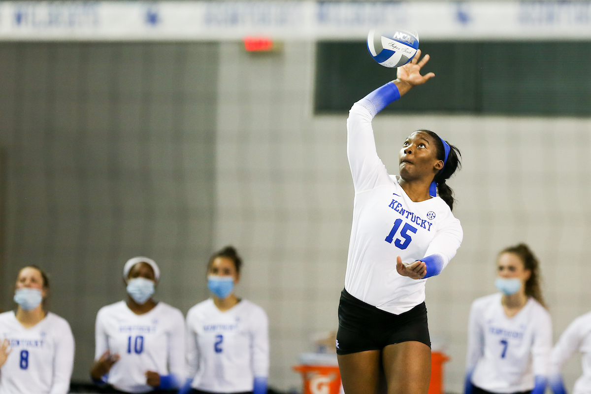 Azhani Tealer.

Kentucky sweeps Alabama 3-0 and wins SEC Championship.

Photo by Hannah Phillips | UK Athletics