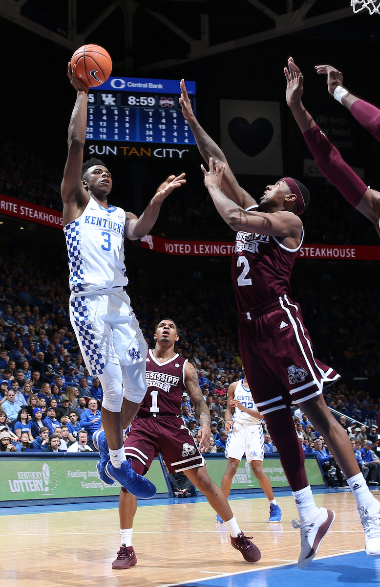 Hamidou Diallo

The University of Kentucky men's basketball team defeats Mississippi State 78-65 on Tuesday, January 23, 2017, in Lexington's Rupp Arena.


Photo By Barry Westerman | UK Athletics