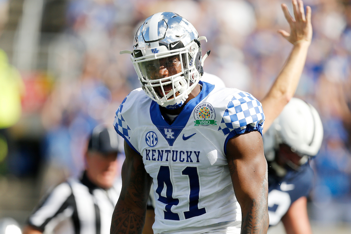 Josh AllenThe UK Football team beat Penn State 27-24 in the Citrus Bowl.Photo by Michael Reaves | UK Athletics