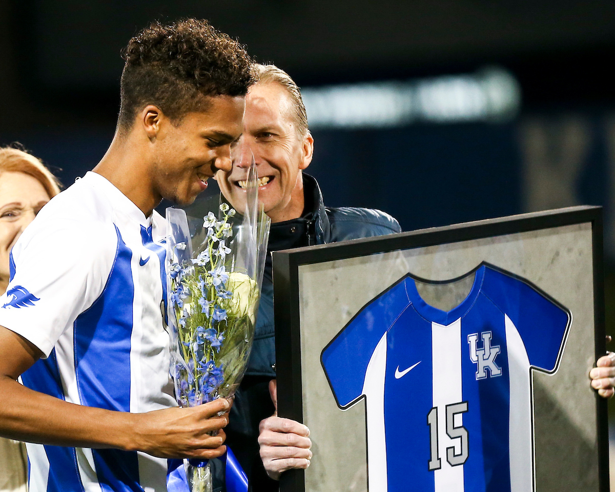 Brock Lindow.

Kentucky MSOC Recognizes 14 Seniors.

Photo by Grace Bradley | UK Athletics