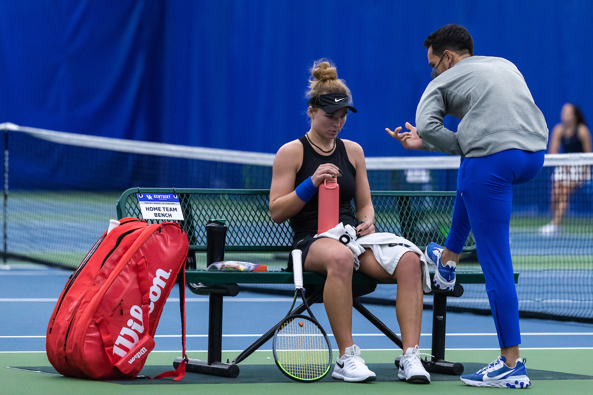 AKVILE PARAŽINSKAITE.

Kentucky beats ETSU 7-0

Photo by Grant Lee | UK Athletics