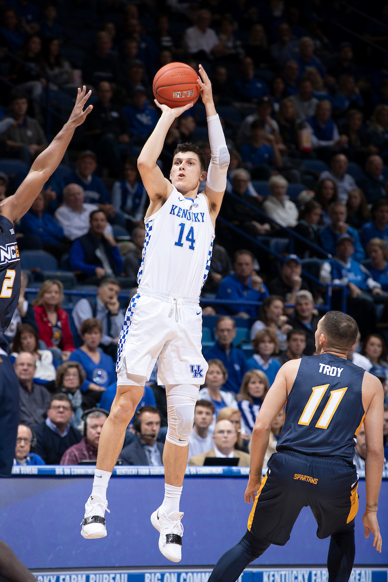 Tyler Herro.

Kentucky men's basketball beat UNCG 78-61 on Saturday in Rupp Arena.

Photo by Chet White | UK Athletics