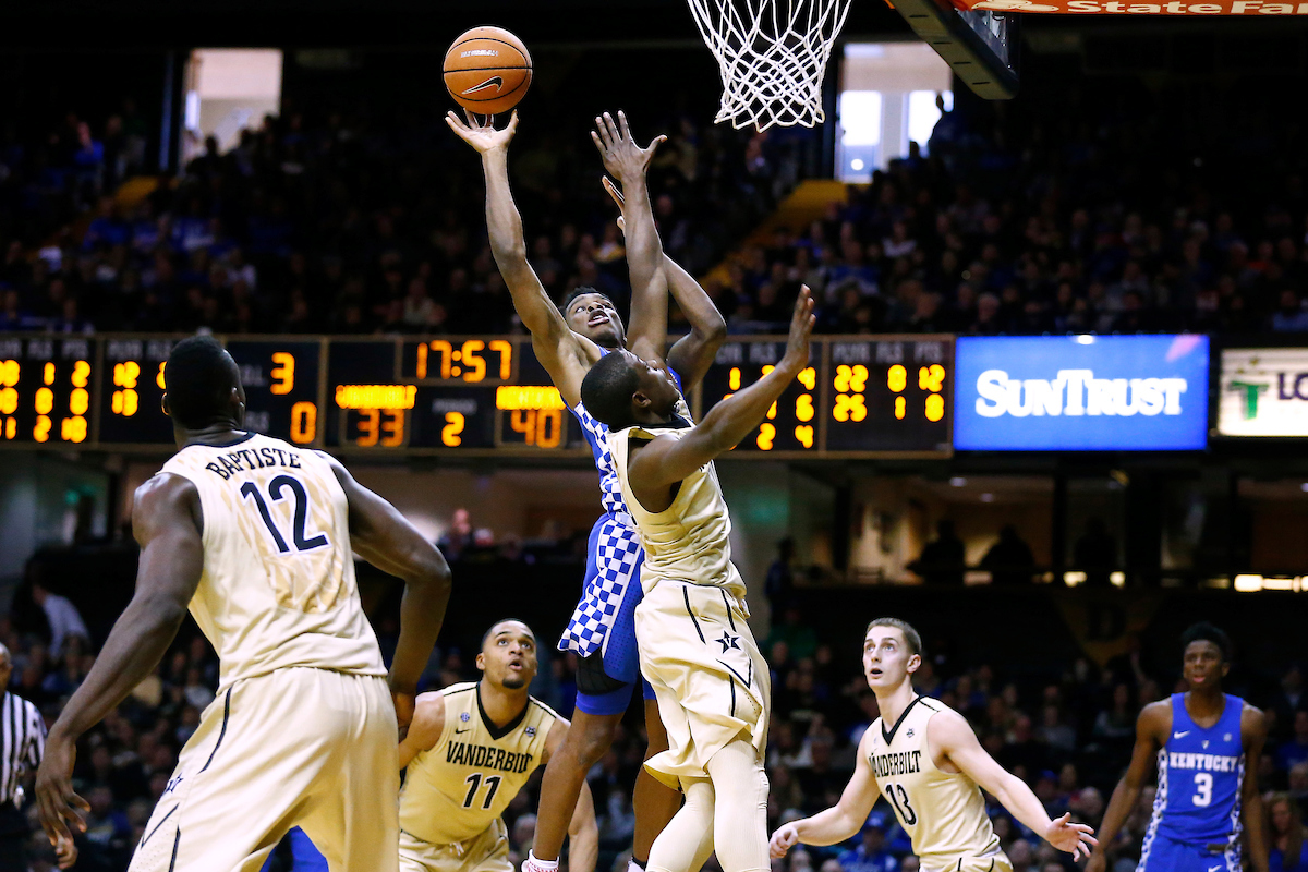 Shai Gilgeous-Alexander.

The University of Kentucky men's basketball team beat Vanderbilt 74-67 at Memorial Gymnasium in Nashville, TN., on Saturday, January 13, 2018.

Photo by Chet White | UK Athletics