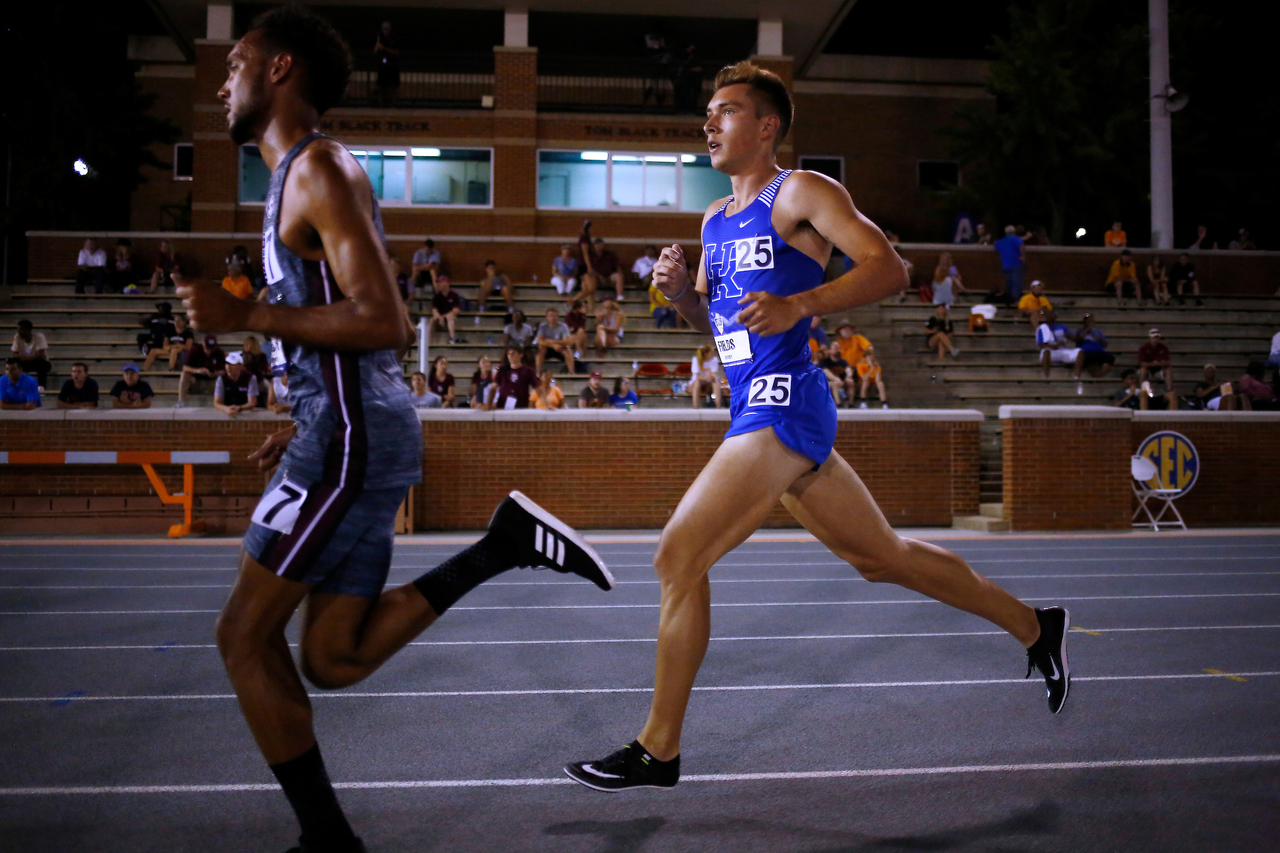 Brennan Fields.

Day three of the 2018 SEC Outdoor Track and Field Championships on Sunday, May 13, 2018, at Tom Black Track in Knoxville, TN.

Photo by Chet White | UK Athletics