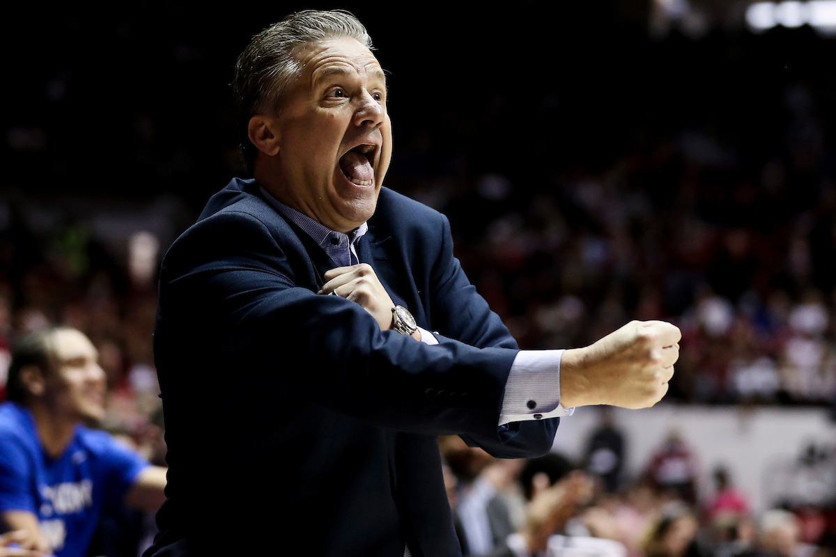 John Calipari.

Kentucky beat Alabama 66-55.

Photos by Chet White | UK Athletics