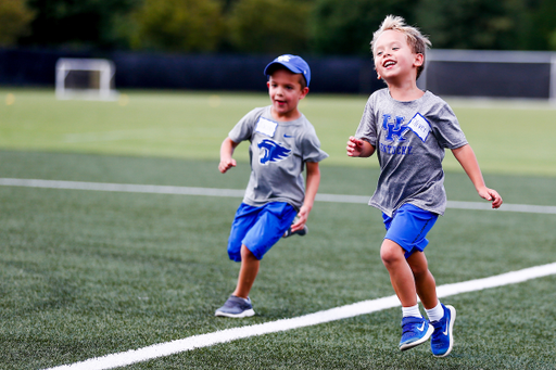 Fans. 

Fans play with the Kentucky Men?s soccer team during fan day.

Photo by Eddie Justice | UK Athletics