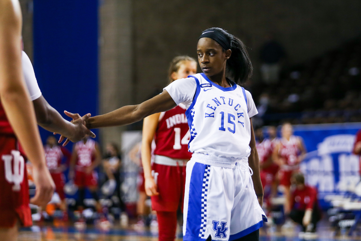 Chasity Patterson.

Kentucky beats Indiana 72-68.

Photo by Hannah Phillips | UK Athletics