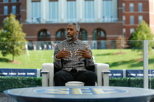 Filming of the Paul Finebaum Show.

Photo by Grace Bradley | UK Athletics