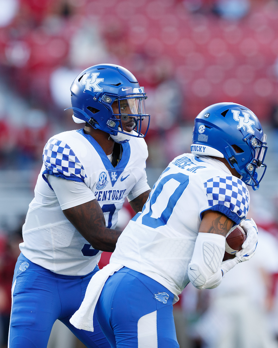 TERRY WILSON. ASIM ROSE.

Kentucky falls to Alabama, 63-3.

Photo by Elliott Hess | UK Athletics