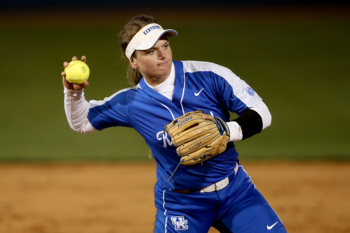 Erin Coffel.

Kentucky beat Louisville 6-5.

Photo by Chet White | UK Athletics