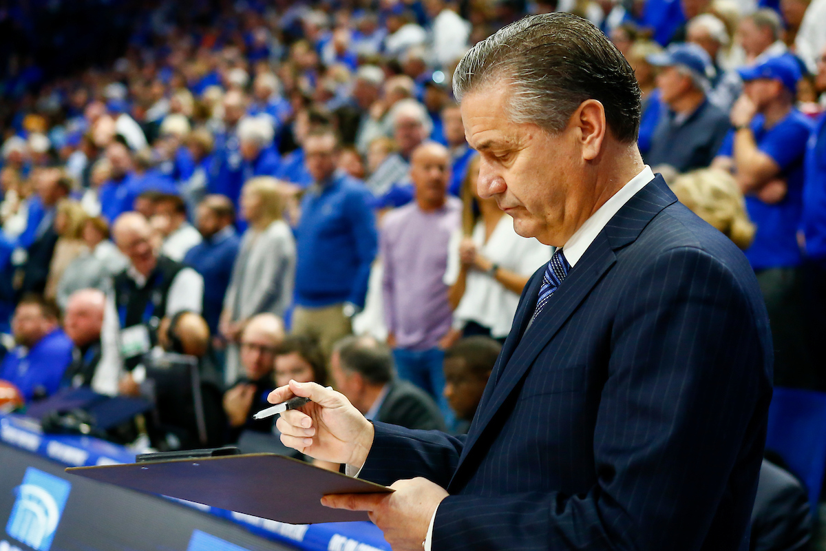 John Calipari. 

UK beat Auburn 73-66. 

Photo By Barry Westerman | UK Athletics