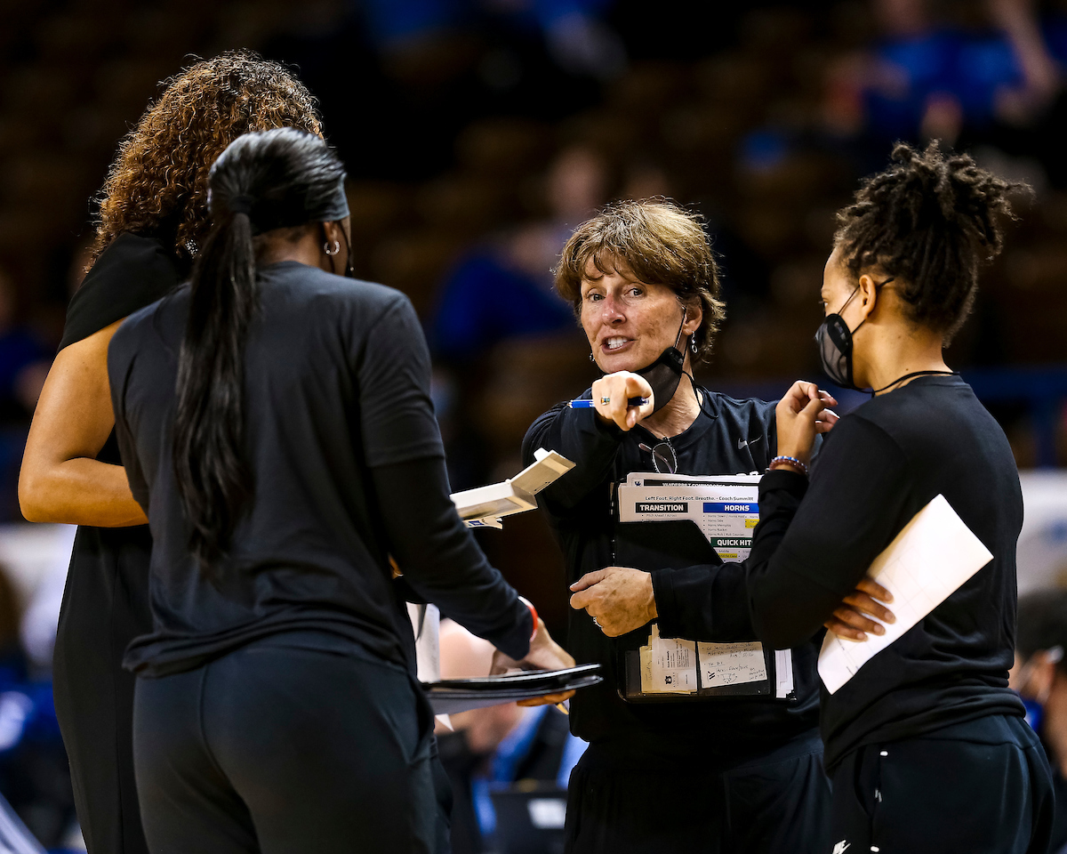 Gail Goestenkors.

Kentucky beats Vanderbilt 69-65.

Photo by Eddie Justice | UK Athletics