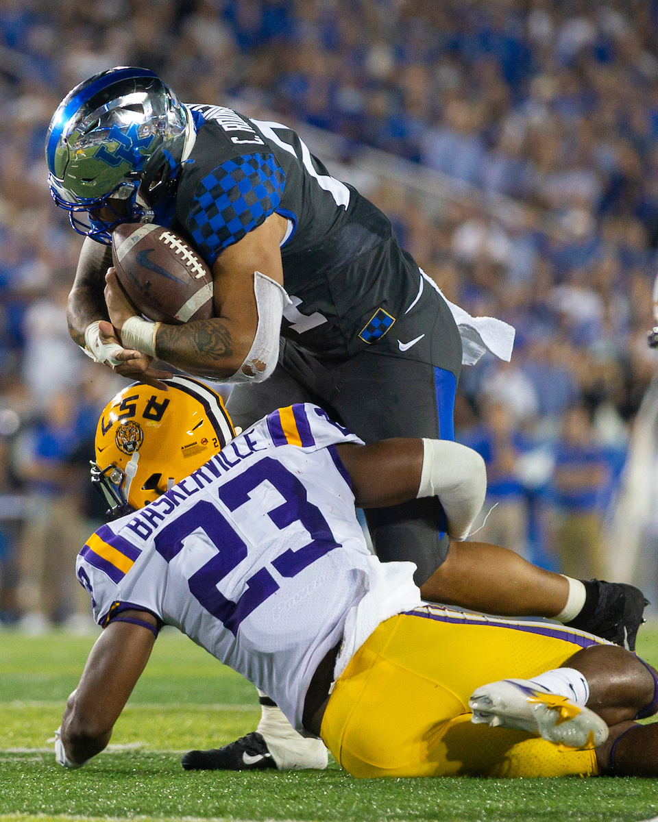 Chris Rodriguez Jr.

UK beat LSU 42-21.

Photo by Grant Lee | UK Athletics