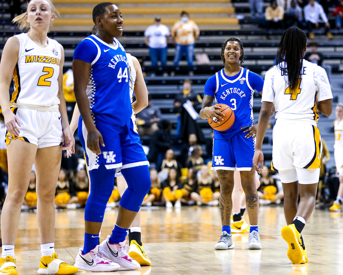 Jazmine Massengill.

Kentucky defeats Missouri 78-63.

Photo by Eddie Justice | UK Athletics