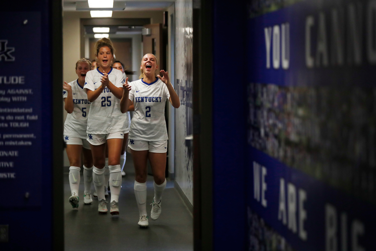 Foster Ignoffo. Payton Atkins.

The University of Kentucky women's soccer team beat SIUE 2-1 in the Cats season openr on Friday, August 17, 2018, at The Bell in Lexington, Ky.

Photo by Chet White | UK Athletics